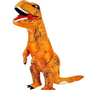 New Inflatable Dinosaur Costume Adult&Kid, Blow Up Trex Costume